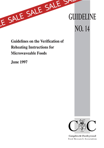 Cover for G14 Guidelines on the verification of reheating instructions for microwaveable foods