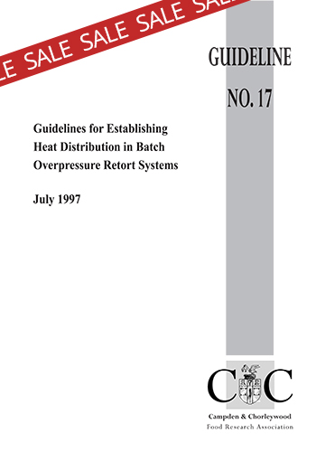 Cover for G17 Guidelines for establishing heat distribution in batch overpressure retort systems