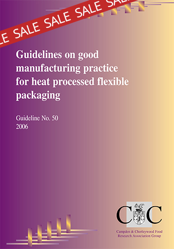 Cover for G50 Guidelines on good manufacturing practice for heat processed flexible packaging