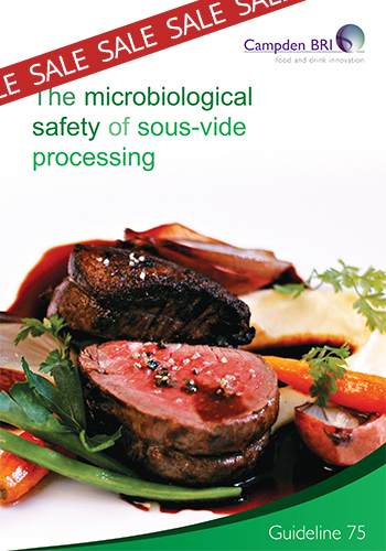 Cover for G75 The microbiological safety of sous-vide processing