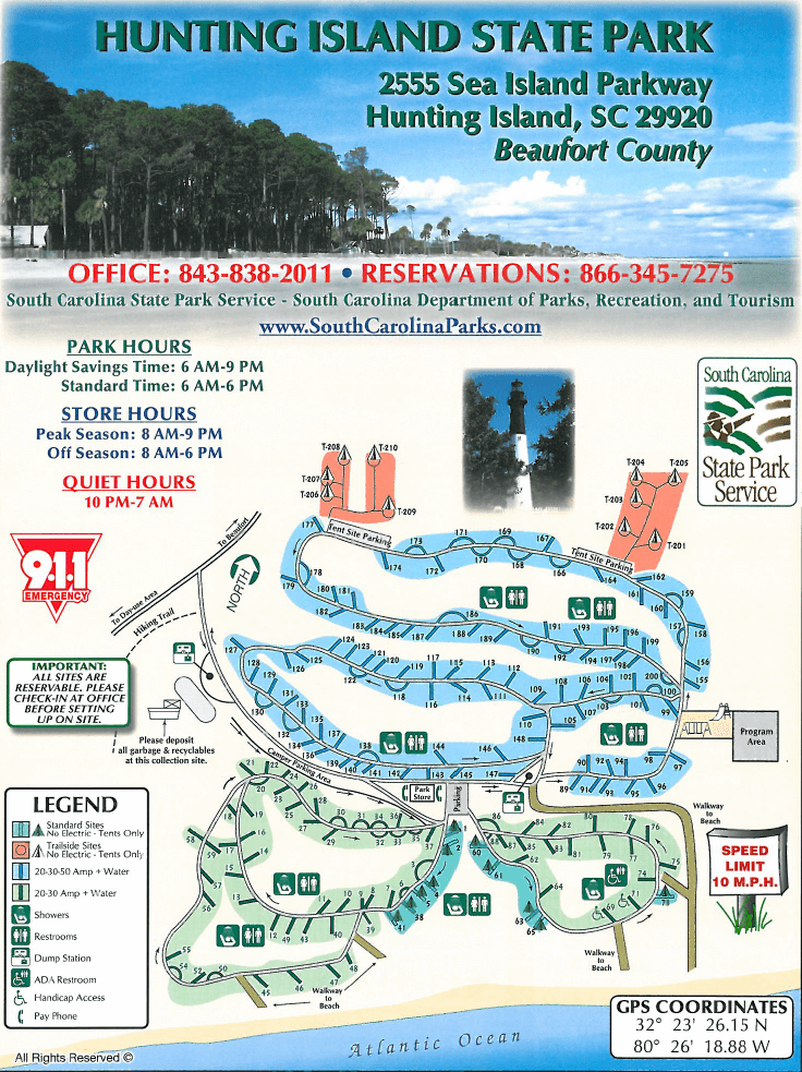 Indian Island Campground Map