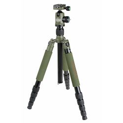 Bilora Twister Pro II nature green 174cm 10kg maslinasto zeleni aluminijski stativ za fotoaparat alu tripod + ball head kuglasta glava (TP285-5)