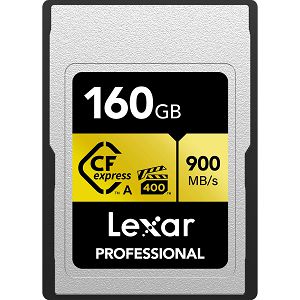 Lexar Cfexpress 160GB 900MB/s read 800MB/s Type A Professional card Gold VPG 400 memorijska kartica (LCAGOLD160G-RNENG)