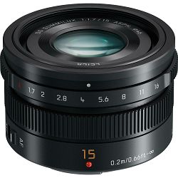 Panasonic 15mm f/1.7 Asph Leica DG Summilux širokokutni objektiv za Micro Four Thirds MFT micro4/3" H-X015 (H-X015E)