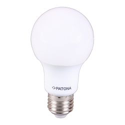 Patona LED E27 SMD 2835 7W 111x60mm 580lm 3000K 230V/50-60Hz A+ 100 warmwhite milkcover aluminium body