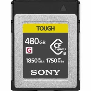 Sony CFexpress 480GB 1850MB/s 1750MB/s Type B memorijska kartica CEB-G serija (CEBG480T.CE7)