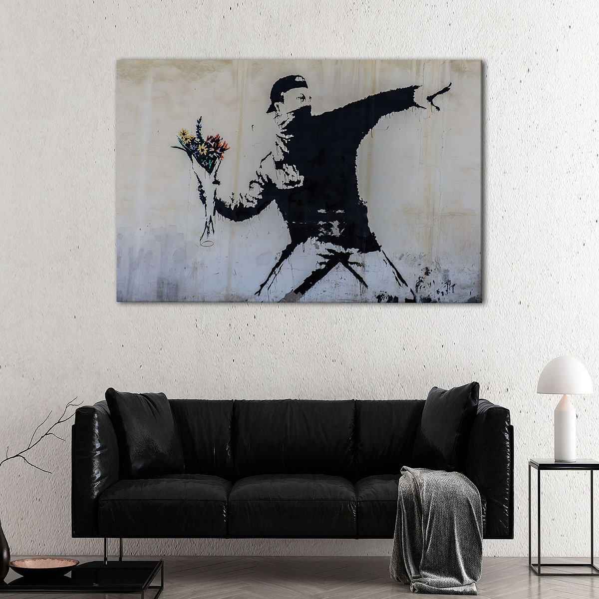 Banksy Flower Thrower