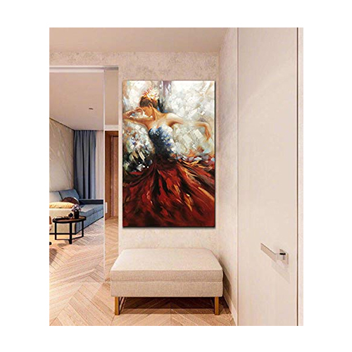 Wall Painting Decor Cheap Dance Oil Painting Dress Canvas Art