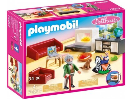 PLAYMOBIL 70207 Obývacia izba s krbom