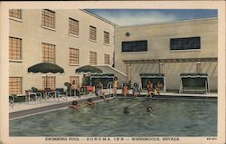 Swimming Pool Sonoma Inn Winnemucca, NV Postcard Postcard Postcard