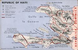 Map of the Republic of Haiti 