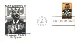 1979 15c Martin Luther King Jr. 50th Anniversary of His Birth First Day Cover First Day Cover