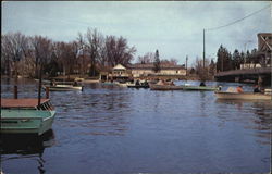 Fishing On The Wolf River Fremont, WI Postcard Postcard