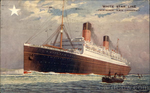 Gigantic Ship White Star Line