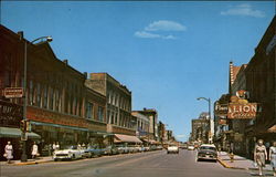 Main Street in Fond du Lac Wisconsin Postcard Postcard