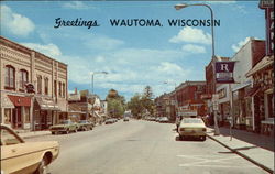 Greetings from Wautoma, Wisconsin Postcard Postcard