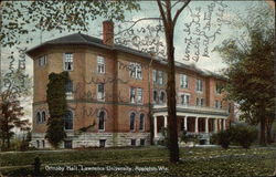 Ornsby Hall, Lawrence University Appleton, WI Postcard Postcard