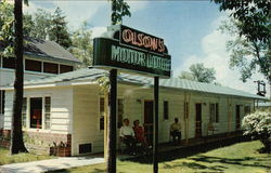 Olson's Motor Lodge Wisconsin Dells, WI Postcard Postcard