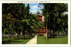 Langlade County Court House Postcard