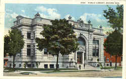 Public Library Postcard