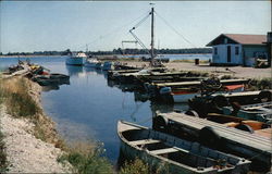 Dock View in Door County Washington Island, WI Postcard Postcard Postcard