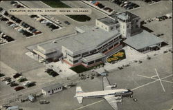 Stapleton Municipal Airport Denver, CO Postcard Postcard Postcard