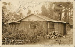 Cottage at Pinewood Lodge Rhinelander, WI Postcard Postcard Postcard