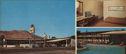 Holiday Motel Winnemucca, NV Postcard Large Format Postcard Large Format Postcard