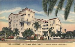 The Sovereign Hotel and Apartments Postcard