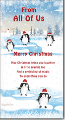 From All OF Us Merry Christmas greeting card