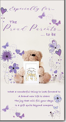 Especially for the Proud Parents to be greeting card