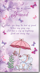 True Friend greeting card