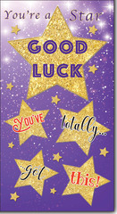 Good Luck greeting card