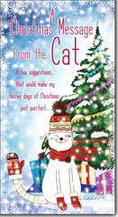 From the Cat Christmas greeting card