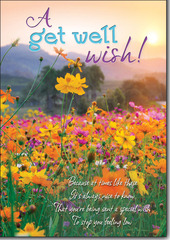 A Get Well Wish greeting card