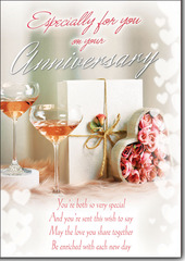 Anniversary greeting card