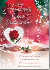 Ann. Sister & Bro'-in-law greeting card