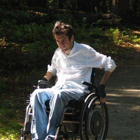 Flexible Caregiver Position For Disabled Spinal Cord Injury Male