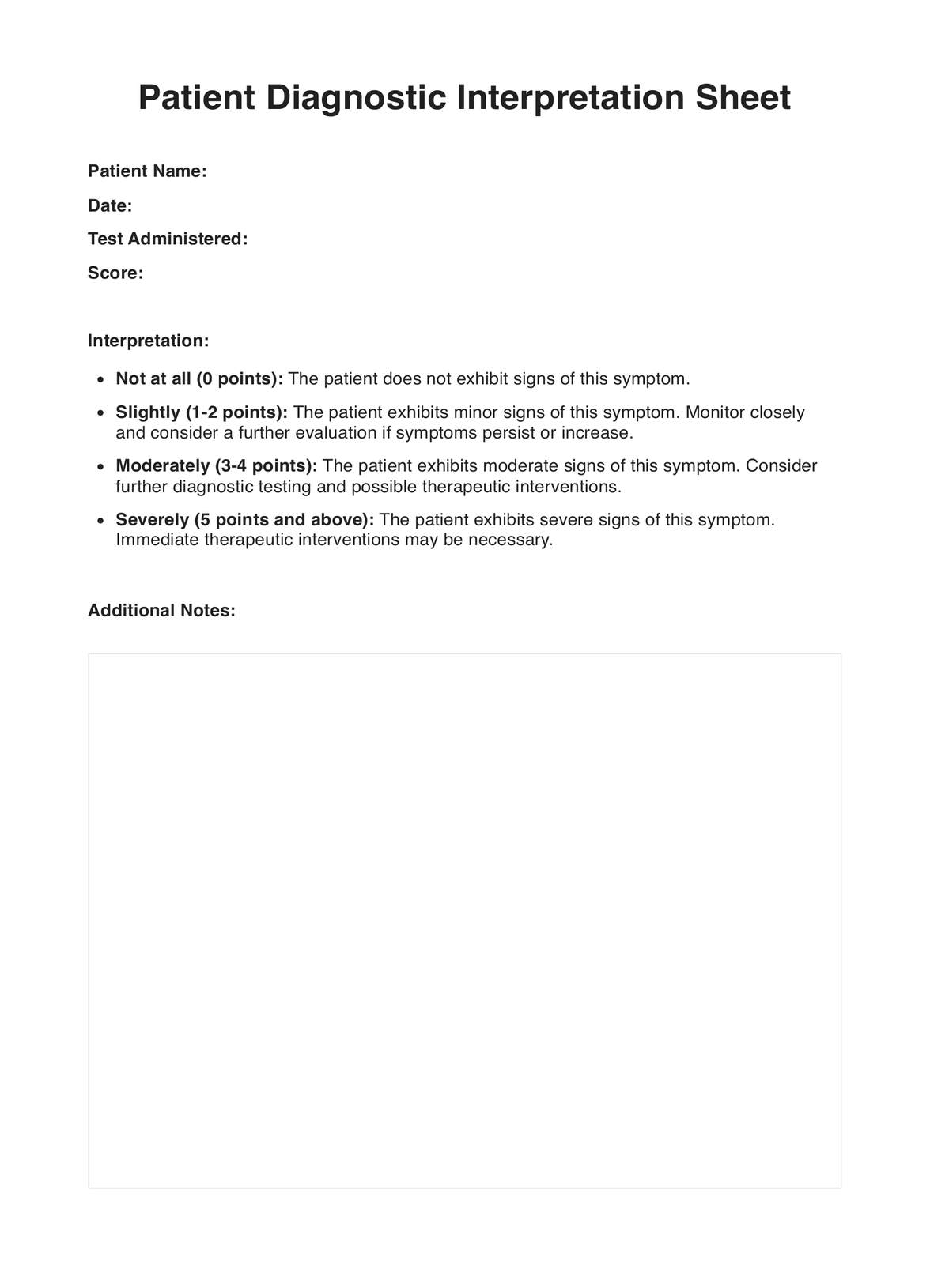 Cambridge Depersonalization Scale PDF Example