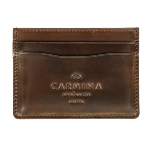 Cordovan card holder in Armagnac