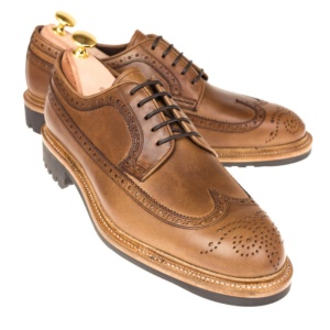 derby wingtip shoes