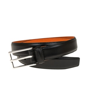 WOMEN BLACK VITELLO BELT 