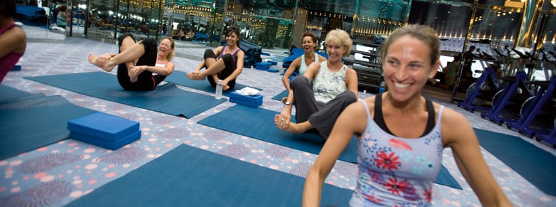 Cloud 9 Spa yoga fitness class