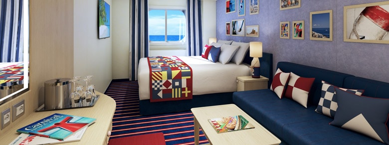 Family Harbor deluxe ocean view stateroom