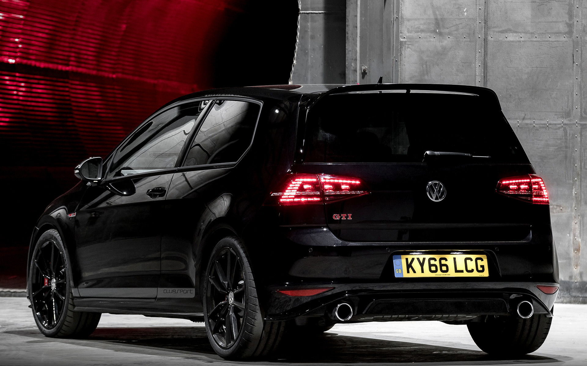 Volkswagen Gti Black Wallpaper