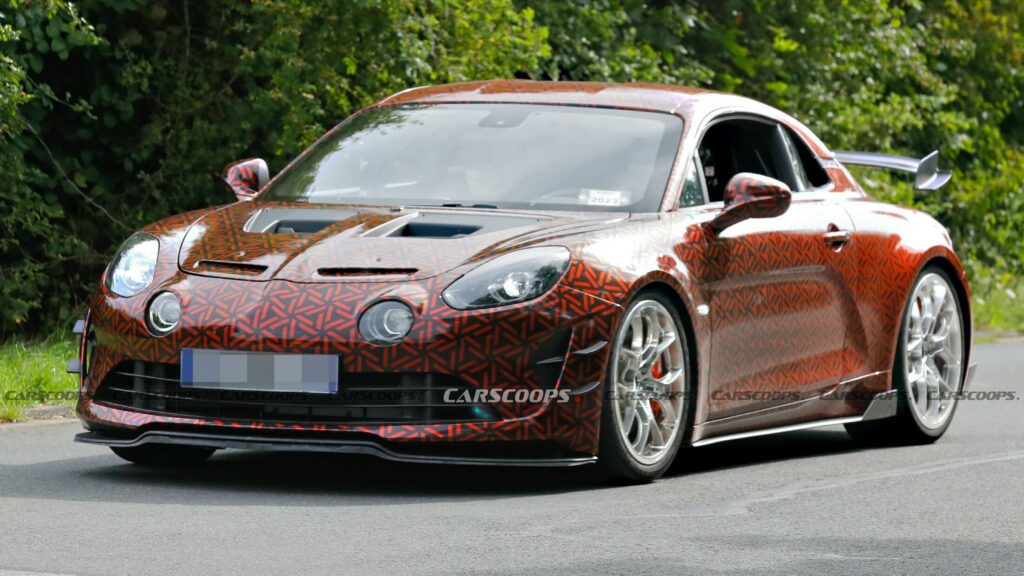  Alpine A110 R Prototype Spied With More Aggressive Aero