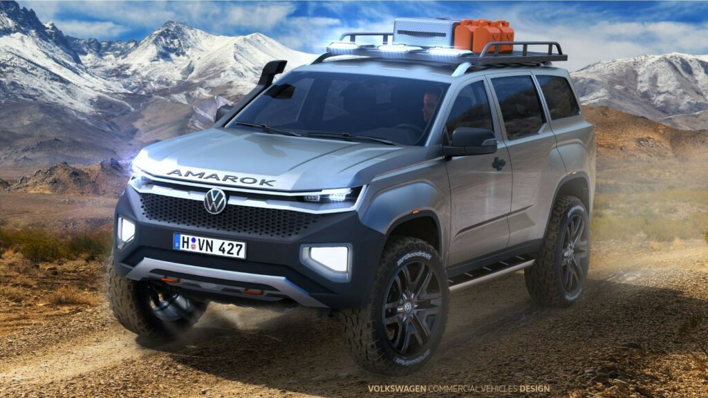  VW Design Boss Shows Amarok-Based SUV Rendering But Don’t Get Your Hopes Up