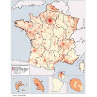 Repartition de la population francaise