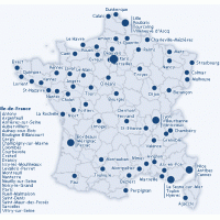 Principales villes francaises