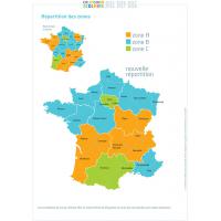 Carte des vacances scolaires 2015-2018